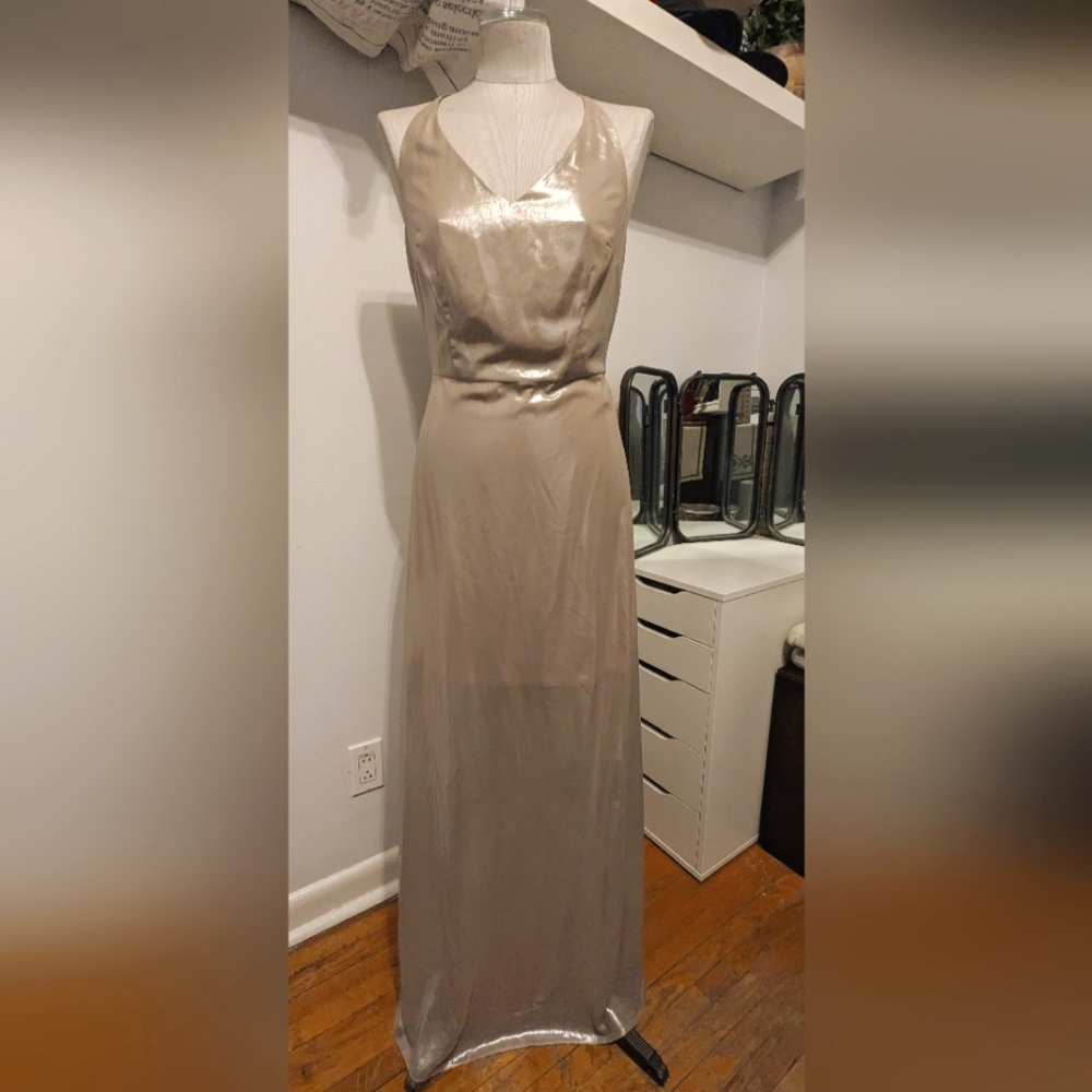 Champagne Gold Evening Dress